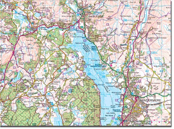 Ordnance Survey Landranger 1:50 000 Map Poster